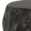 Koussi - Modern Black + Bronze Concrete End Table / VGTP-103099-BLK