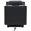 Madden Faux Leather Bluetooth Audio Console with Power Outlet Black / CS-600152