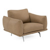 Saint Tropez - Modern Italian Desert Leather Accent Chair / VGDT-STTROPEZ-CHR-Tan