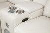 Rojas 3-Piece Dual Power Reclining Sofa Set with Drop-Down Console Greige / CS-609621PP-S3