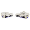 Rojas 2-Piece Dual Power Reclining Sofa Set with Drop-Down Console Greige / CS-609621PP-S2