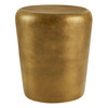 Ingot 16 Inch Brass Finish Round Side Table by Modway / EEI-7508