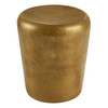 Ingot 16 Inch Brass Finish Round Side Table by Modway / EEI-7508