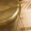 Ingot 16 Inch Brass Finish Round Side Table by Modway / EEI-7508