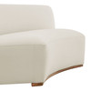 Rialta Curved Armless Performance Velvet Sectional Loveseat by Modway / EEI-7734