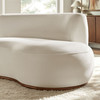 Rialta Curved Right-Arm Performance Velvet Sectional Loveseat by Modway / EEI-7735