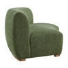 Rialta Curved Armless Slub Weave Fabric Sectional Loveseat by Modway / EEI-7737
