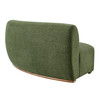 Rialta Curved Armless Slub Weave Fabric Sectional Loveseat by Modway / EEI-7737