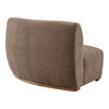 Rialta Curved Right-Arm Slub Weave Fabric Sectional Loveseat by Modway / EEI-7738