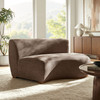 Rialta Curved Right-Arm Slub Weave Fabric Sectional Loveseat by Modway / EEI-7738