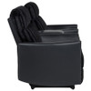 Madden 3-piece Corduroy Upholstered Manual Theater Seating Black / CS-600151-S2A