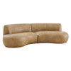 Rialta 2 Piece Curved Vegan Leather Sectional Sofa by Modway / EEI-7741