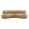 Rialta 2 Piece Curved Vegan Leather Sectional Sofa by Modway / EEI-7741