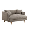 Zoya Down Filled Overstuffed Boucle Chair-and-a-Half by Modway / EEI-7746