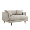 Zoya Down Filled Overstuffed Boucle Chair-and-a-Half by Modway / EEI-7746