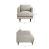 Zoya Down Filled Overstuffed Boucle Armchair by Modway / EEI-7747