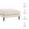 Zoya Down Filled Overstuffed Boucle Ottoman by Modway / EEI-7754