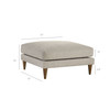 Zoya Down Filled Overstuffed Boucle Ottoman by Modway / EEI-7754