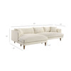 Zoya Left-Facing Down Filled Overstuffed Boucle Sectional Sofa by Modway / EEI-7755