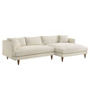Zoya Right-Facing Down Filled Overstuffed Boucle Sectional Sofa by Modway / EEI-7756