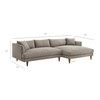Zoya Right-Facing Down Filled Overstuffed Boucle Sectional Sofa by Modway / EEI-7756