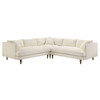 Zoya 3 Piece Down Filled Overstuffed Boucle Sectional Sofa by Modway / EEI-7757