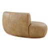 Rialta Curved Left-Arm Vegan Leather Sectional Loveseat by Modway / EEI-7782