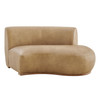 Rialta Curved Right-Arm Vegan Leather Sectional Loveseat by Modway / EEI-7784
