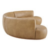 Rialta 3 Piece Curved Vegan Leather Sectional Sofa by Modway / EEI-7788