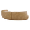 Rialta 3 Piece Curved Vegan Leather Sectional Sofa by Modway / EEI-7788