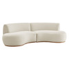 Rialta 2 Piece Curved Performance Velvet Sectional Sofa by Modway / EEI-7789