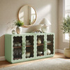 Rory 62 Inch Four-Door Scalloped Glass Sideboard by Modway / EEI-7834
