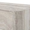 Yasmine - Modern Faux Travertine Nightstand / VGVC-N2611-TRAV