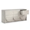 Yasmine - Modern Faux Travertine Dresser / VGVC-J2611-D-TRAV