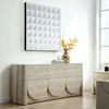 Yasmine - Modern Faux Travertine Dresser / VGVC-J2611-D-TRAV