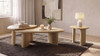 Arjona Contemporary Triangular End Table with Oak Veneer Honey Oak / CS-701667