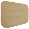 Lester Contemporary Square Wood End Table with Oak Veneer Honey Oak / CS-704937
