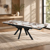 Branson Dining Table, Ceramic Top, Sandy Black | DN07830