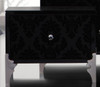 Prague Transitional Black Lacquer Nightstand / VGSLE-PRAGUE-NS