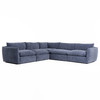 Kinsey - Modern Blue Fabric Modular Armless Seat / VGKK-KF.8035-1.5SEAT-NAVY