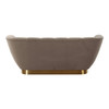 Granby - Glam Taupe Fabric and Gold Loveseat / VGODZW-946-LVST-1-Light-Brown