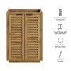 Tavira 24 Inch Shutter-Style Bathroom Vanity Cabinet by Modway / EEI-7729