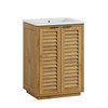 Tavira 24 Inch Shutter-Style Bathroom Vanity by Modway / EEI-7787