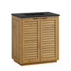 Tavira 30 Inch Shutter-Style Bathroom Vanity by Modway / EEI-7821