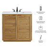 Tavira 36 Inch Shutter-Style Bathroom Vanity by Modway / EEI-7822