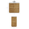 Tavira 36 Inch Shutter-Style Bathroom Vanity by Modway / EEI-7822