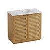 Tavira 36 Inch Shutter-Style Bathroom Vanity by Modway / EEI-7822