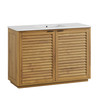 Tavira 48 Inch Shutter-Style Bathroom Vanity by Modway / EEI-7824