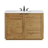 Tavira 48 Inch Shutter-Style Bathroom Vanity by Modway / EEI-7824