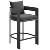 Tahoe Outdoor Patio Patio Aluminum Counter Stools Set of 2 by Modway / EEI-8108